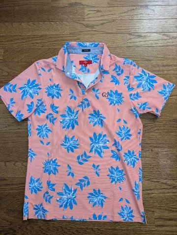 C.J. 꽃무늬 피케 셔츠 핑크