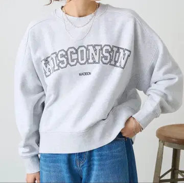 파일컷 안감 로고 프린트 풀오버 퓨어세신