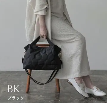 [스타일온백] 퀼팅 숄더백 블랙