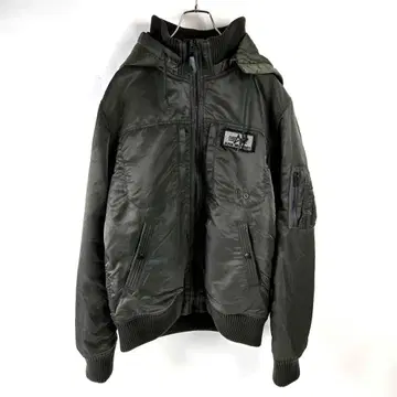 알파 후디드 리브 플라이트 자켓 TA1260-8176 써모라이트 XL