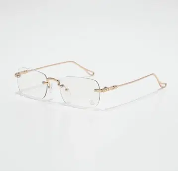 골드 메탈 프레임 안경