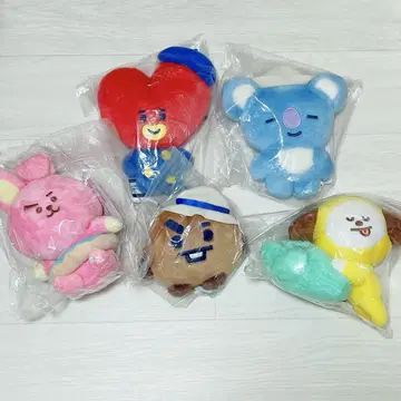 BT21 제일복권 봉제 인형 세트