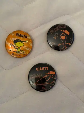스누피 자이언츠 캔 배지