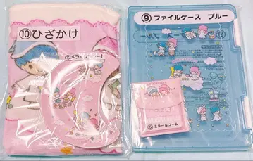 키키라라 당첨 복권 파일 케이스 무릎 담요 멜라닌 플레이트 거울 & 빗