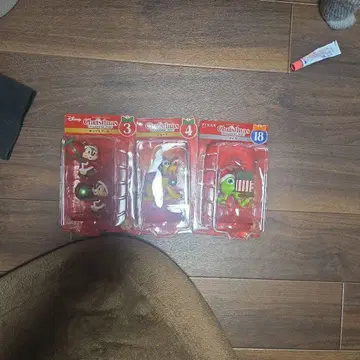 디즈니 크리스마스 오너먼트 복권 3개 세트