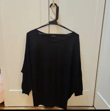 UNITED ARROWS 블랙 5부 소매 니트