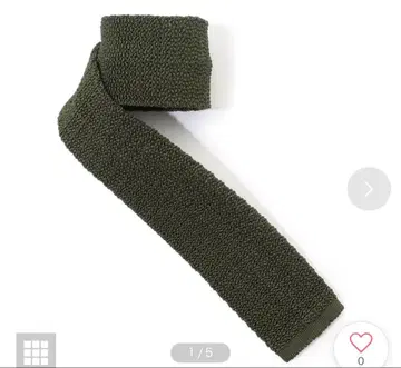 TOMORROWLAND 다크 그린 오리지널 니트 넥타이