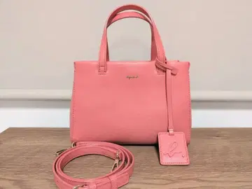 아네스베 핸드백 숄더백 핑크