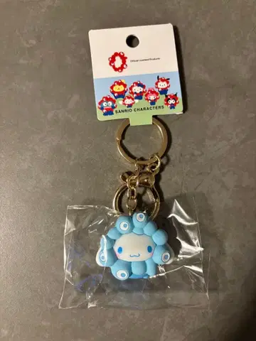 산리오 미야쿠미야쿠 파스텔 시나모롤 키링 시나몬 만박