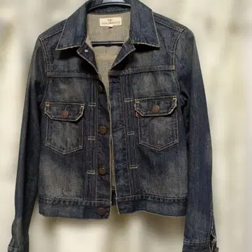 LEVI'S 세컨드 여성용 다크 데님 자켓 M