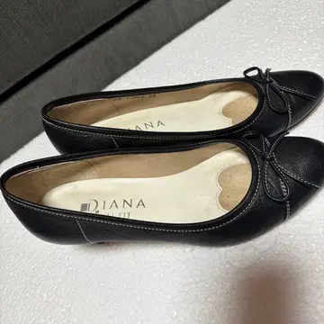 [ 새상품급 ] DIANA 다이애나 가죽 펌프스 블랙 여성용 23 일본제