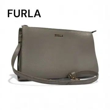 [ 새상품급 ] FURLA 훌라 그레이 가죽 숄더백 핸드백