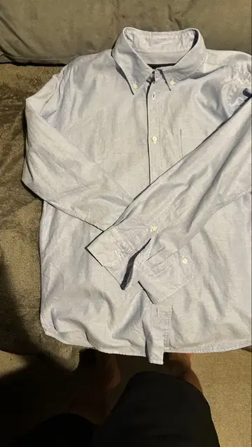 Journal Standard TRISECT 긴팔 셔츠 라이트 블루