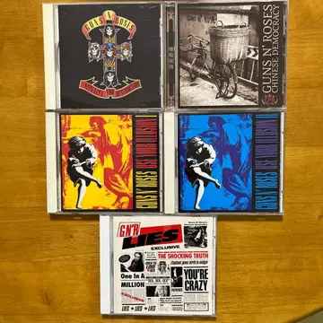 Guns N' Roses CD 세트 5장 세트