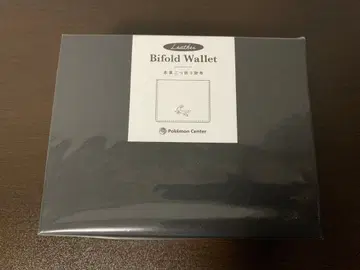 천연 가죽 접이식 지갑 블래키 포켓몬 센터 가죽 소가죽 블랙 블랙