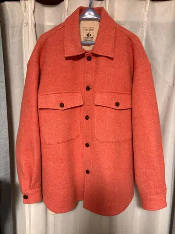 417 edifice 셔츠 자켓 핑크 M