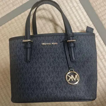 MICHAEL KORS 네이비 숄더백