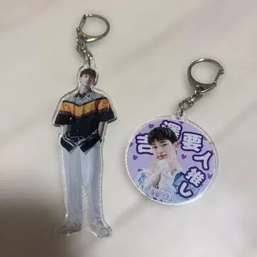 겐인와 지분니 아루. 요시자와 카나메 아크릴 키링 2개 세트