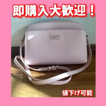 [ 즉시 구매 ] agnes b. 에네스베 숄더백 핑크