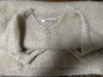 AURALEE BRUSHED SUPER KID MOHAIR KNIT 3