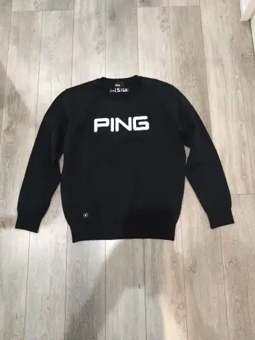 PING 블랙 스웨터 LL