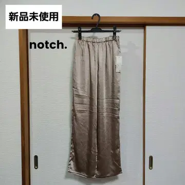 [ 새상품 미사용 ] notch. 노치 새틴 와이드 팬츠 M