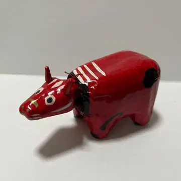 쇼와 레트로 아이즈 민예 빨간 베코 이가라시 민예점 미사용 새상품