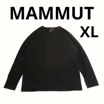 새상품급 MAMMUT 클라이밍 포켓 롱T 블랙