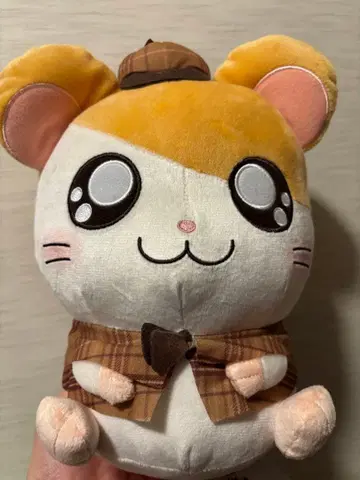 하무타로 봉제 인형 체크 무늬