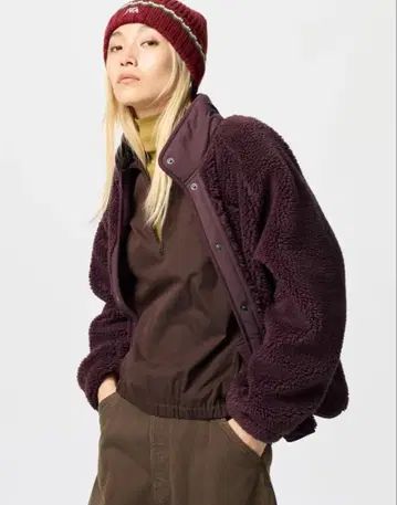 UNIQLO 온라인 한정판 사이즈 3XL 플리스 스탠드 카라 자켓