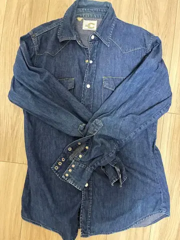 60's Bar C' DENIM WESTERN SHIRT 데님 셔츠