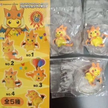 3세트 포켓몬 센터 메가 도쿄의 피카츄 컬렉션 피규어