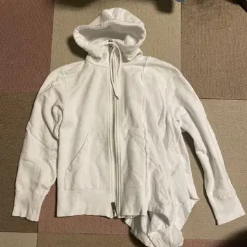sacai 지퍼 후드티 화이트 size:2