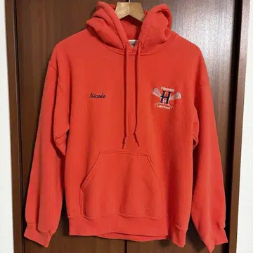 90s vintage GILDAN 후드티 자수 디자인 S 페이드