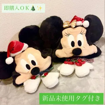 [택 포함 새상품] 크리스마스 팬캡 미키 미니 세트 디즈니