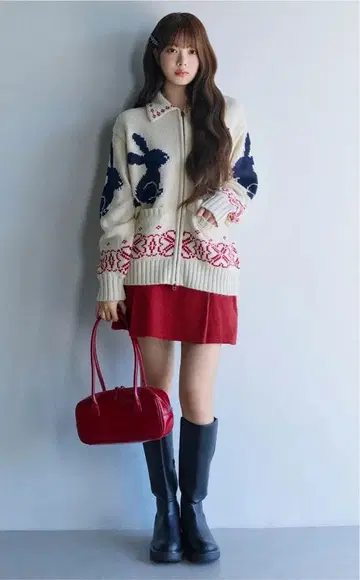 GU 풀 집업 니트 자켓 by rokh