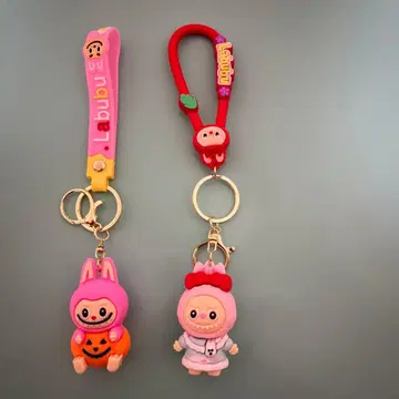 러브부 캐릭터 키링 2개 세트