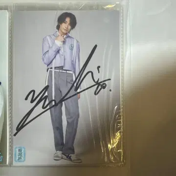 류구조 토미타 유키 브로마이드 사인 포함