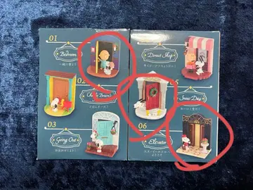 SNOOPY's Door Story 3종 세트 리멘트