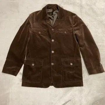 [ 이크시즈 ] 브라운 코튼 자켓 L