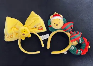 [ 홍콩 디즈니 2025년 한정판 ] 푸우 머리띠 2세트