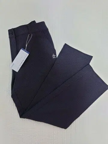 [ 미사용 ] 맨싱 하운드투스 체크 무늬 여성 팬츠