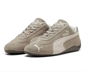 PUMA 베이지 스웨이드 스니커즈