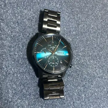 WIRED 크로노그래프 손목시계 블랙/블루