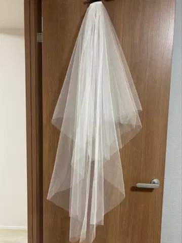 아이보리 웨딩 베일 80 x 120cm