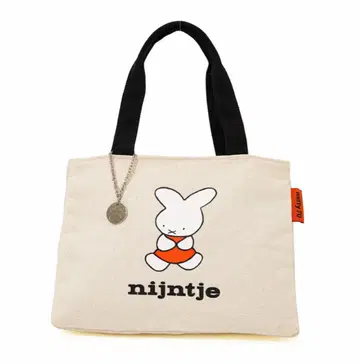미피 나인체 사이드 버튼 미니 토트 토트백 캔버스