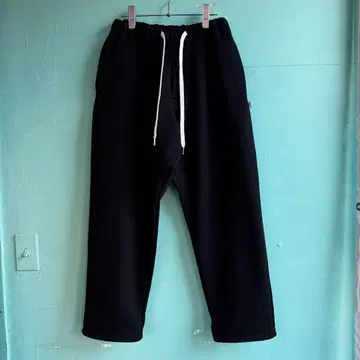 dummy loose easy sweat pants (black)