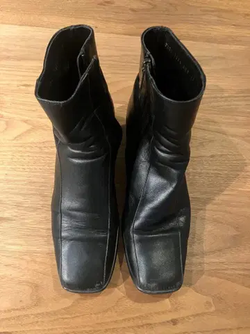 리갈 가죽 부츠 23.5cm 블랙