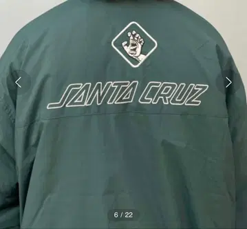 SANTA CRUZ 나일론 자켓 그린