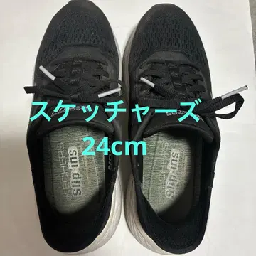 SKECHERS GO RUN SLIP-INS 블랙 스니커즈